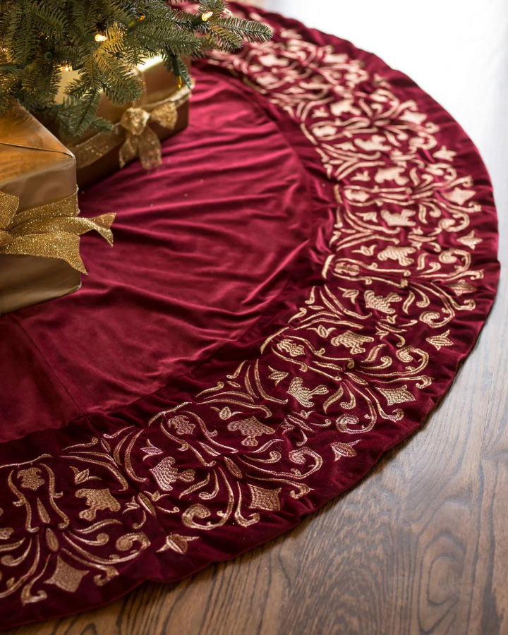 HolidayTree Velvet Tree Skirt