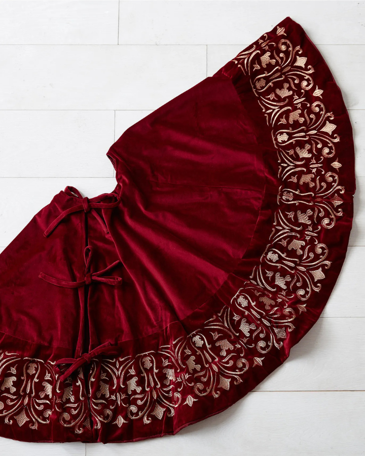 HolidayTree Velvet Tree Skirt